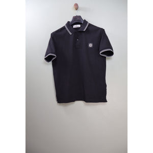 Stone Island Black Slim Fit Polo