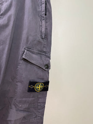 Stone Island Charcoal Grey RE-T Cargo Bottoms