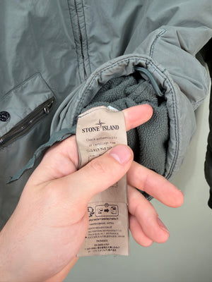Stone Island Khaki David Light Micro Pile Jacket
