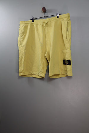 Stone Island Yellow Shorts