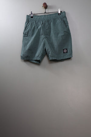 Stone Island Green Swim Shorts