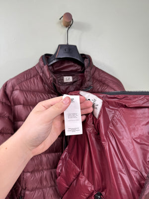 C.P. Company Burgundy D.D. Shell Down Jacket