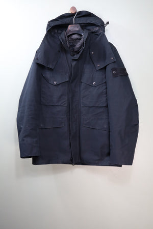 Stone Island Black Ghost 0-Ventille Dutch Rope Down Jacket