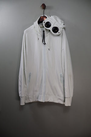 C.P. Company Pastel Green Goggle Hoodie