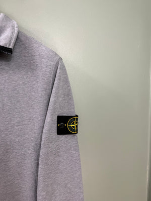 Stone Island Grey 1/4 Zip Jumper