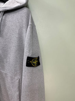 Stone Island Grey Zipped Hoodie