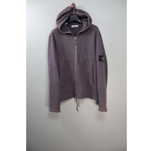 Stone Island Charcoal Grey Zipped Hoodie