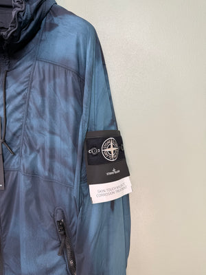 Stone Island Blue Skin Touch Corrosion Treatment Jacket