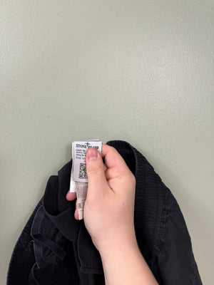 Stone Island Black RE-T Cargo Bottoms