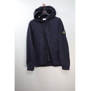 Stone Island Black Zipped Hoodie