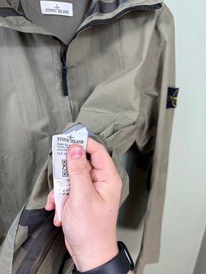 Stone Island Khaki Water Repellent Supima Cotton Jacket
