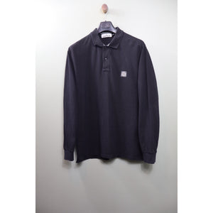 Stone Island Black Regular Fit Polo