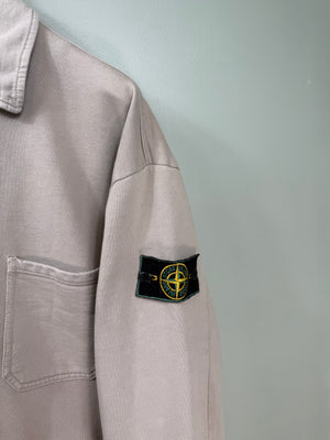 Stone Island Beige Moleskin Overshirt