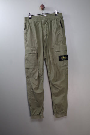 Stone Island Khaki RE-T Cargo Bottoms