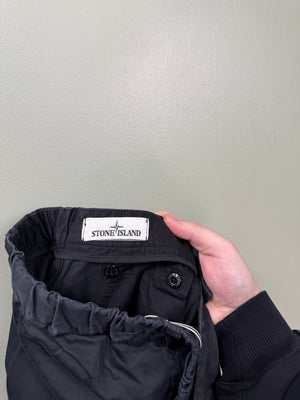 Stone Island Black RE-T Cargo Bottoms