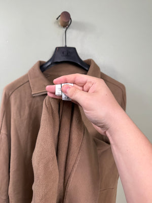 C.P. Company Brown 1/4 Zip Jumper