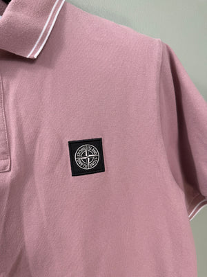 Stone Island Pink SL Polo Shirt