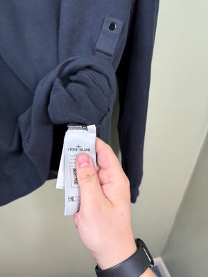 Stone Island Navy 1/4 Zip Jumper
