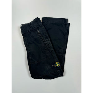 Stone Island Black Vintage Cargo Bottoms