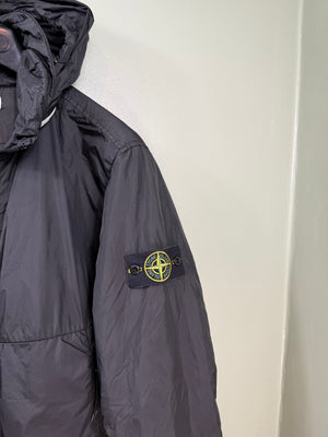 Stone Island Black Crinkle Reps Jacket