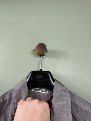 Stone Island Grey Nylon Metal Overshirt