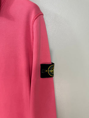 Stone Island Pink 1/4 Zip Jumper