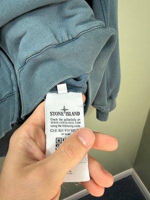 Stone Island Blue Hoodie