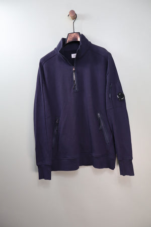 C.P. Company Navy 1/4 Zip Jumper