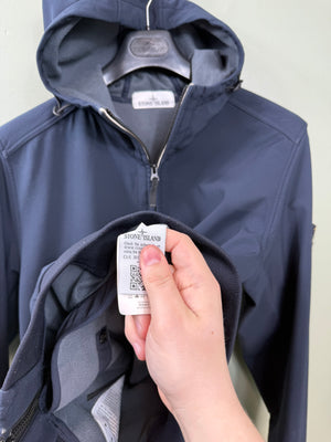 Stone Island Navy Soft Shell Jacket