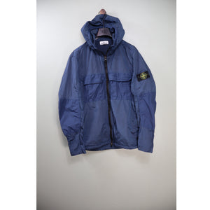 Stone Island Navy Nylon Metal Watro Jacket