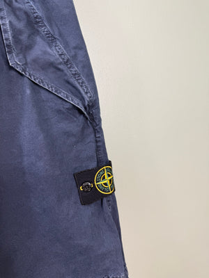 Stone Island Navy RE Cargo Shorts