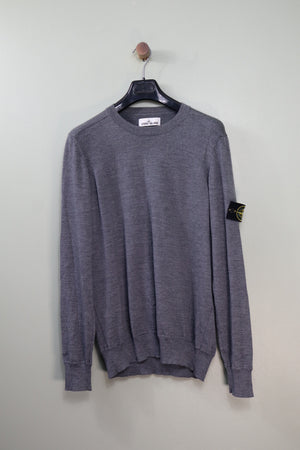 Stone Island Grey Knit Jumper
