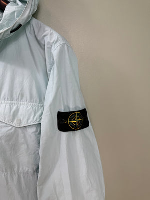 Stone Island Baby Blue Naslan Hooded Overshirt