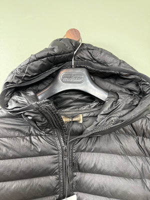 Stone Island Black Loom Woven Down Jacket