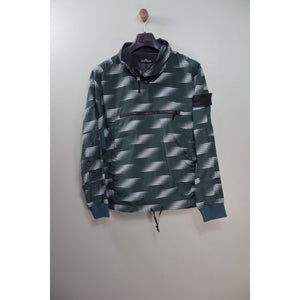 Stone Island Green Nylon Metal Smock