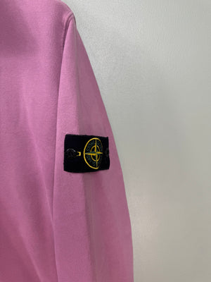 Stone Island Pink 1/4 Zip Jumper