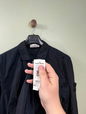 Stone Island Navy Nylon Metal Overshirt