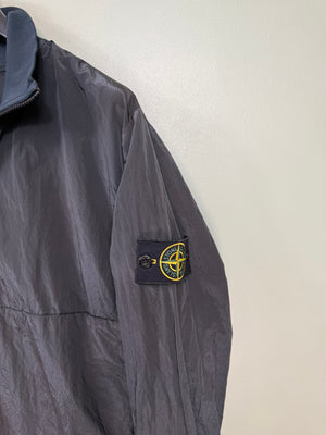 Stone Island Black Nylon Metal Smock