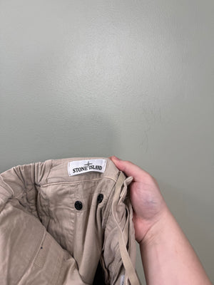 Stone Island Beige RE-T Cargo Bottoms