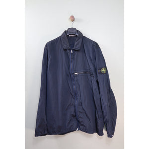 Stone Island Navy Nylon Metal Overshirt
