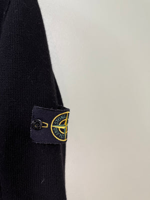 Stone Island Black 1/4 Zip Knit Jumper