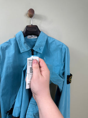 Stone Island Aqua Blue Overshirt