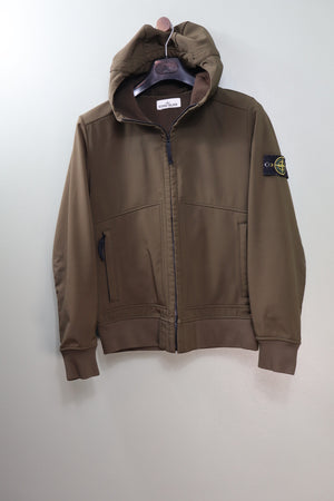 Stone Island Khaki Soft Shell Jacket