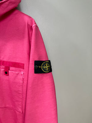 Stone Island Pink Flepa Diagonale Gommata Smock Jacket