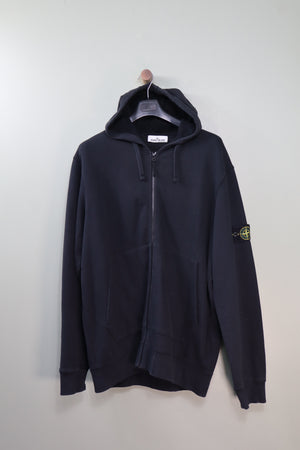 Stone Island Black Zipped Hoodie