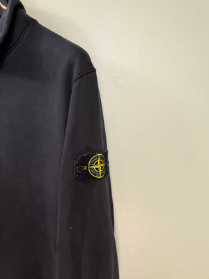 Stone Island Black 1/4 Zip Jumper
