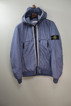 Stone Island Blue Crinkle Reps Jacket