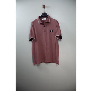 Stone Island Brown Slim Fit Polo