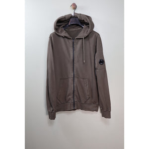 C.P. Company Khaki Zipped Hoodie