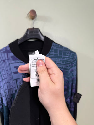 Stone Island Digital Print Shadow Project Zipped Jumper